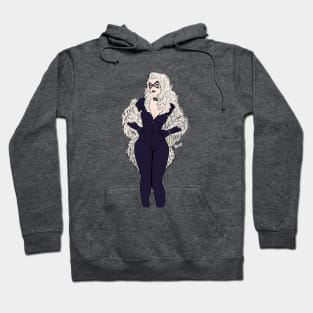 black cat diamond Hoodie